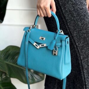Kelly 25 Turquoise Togo Phw Stamp R
