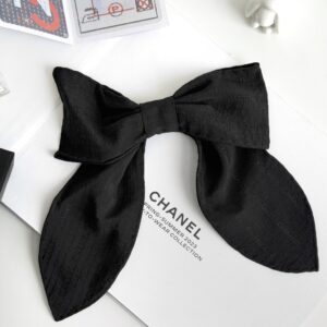 Chanel Silk Bow Hair Clip G25