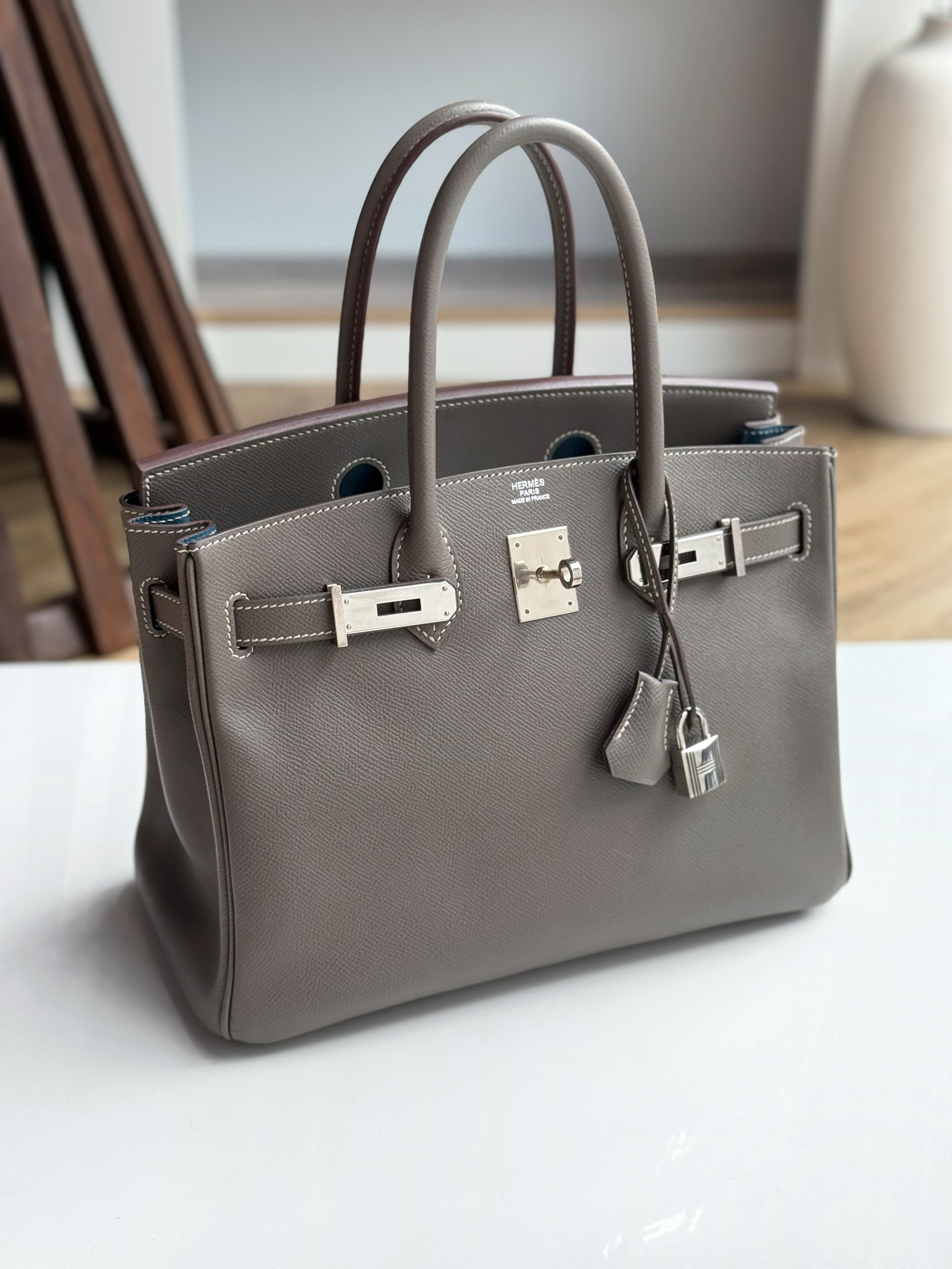 Hermes Birkin 30 Etain